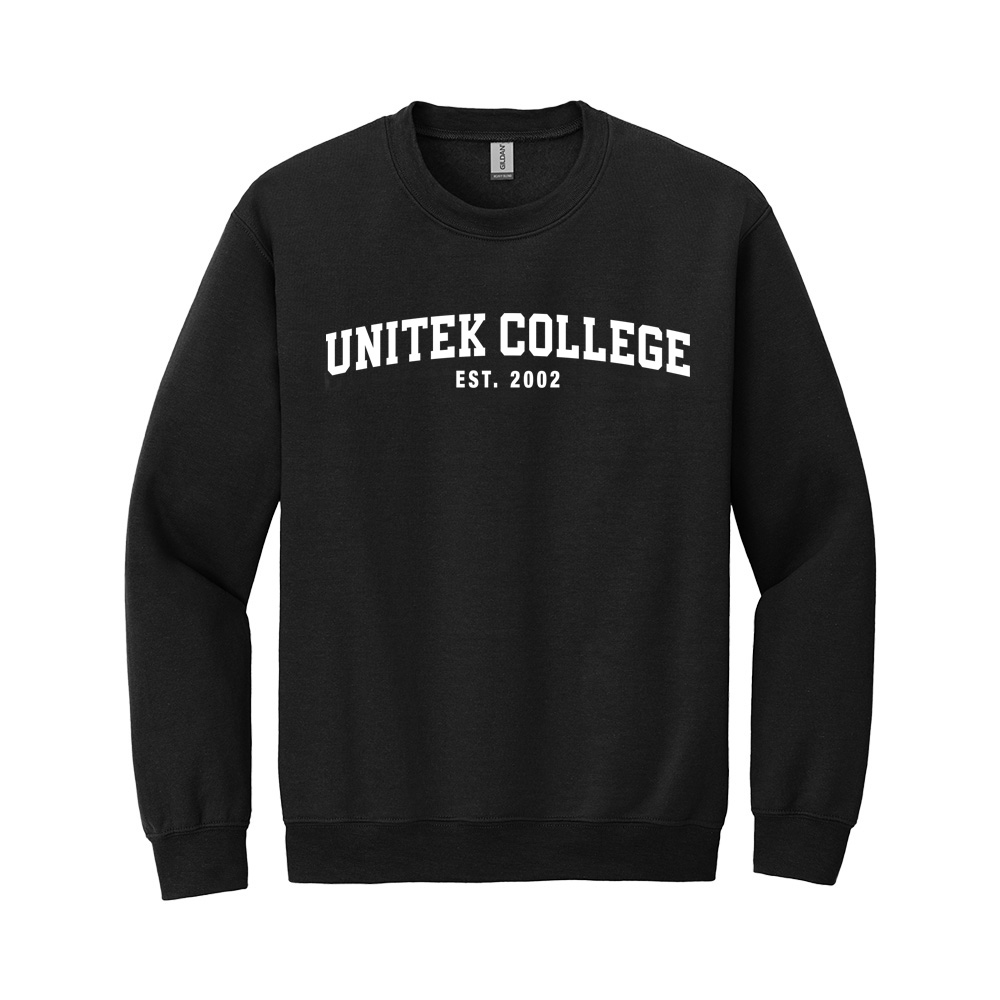 Unitek College Crewneck - Black