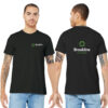 BELLA+CANVAS  Brookline College Unisex-Men's Short Sleeve Black Tee