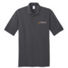 Eagle Gate College Port & Co Charcoal Gray Polo
