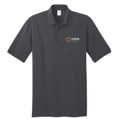 Unitek College Port & Co Charcoal Gray Polo