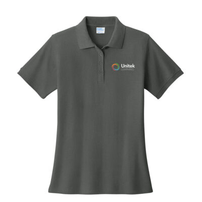 Unitek Learning Port & Co Ladies Charcoal Polo