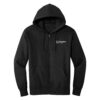 Brookline College District Perfect Weight Fleece Full-Zip Hoodie - Black