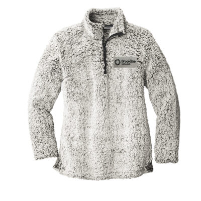 Brookline_College_Port_Authority_Womens_Cozy_Quarter-Zip_Fleece_-_Heather_Gray_45424-1.jpg Brookline College Women's Cozy Quarter-Zip Fleece - Heather Gray