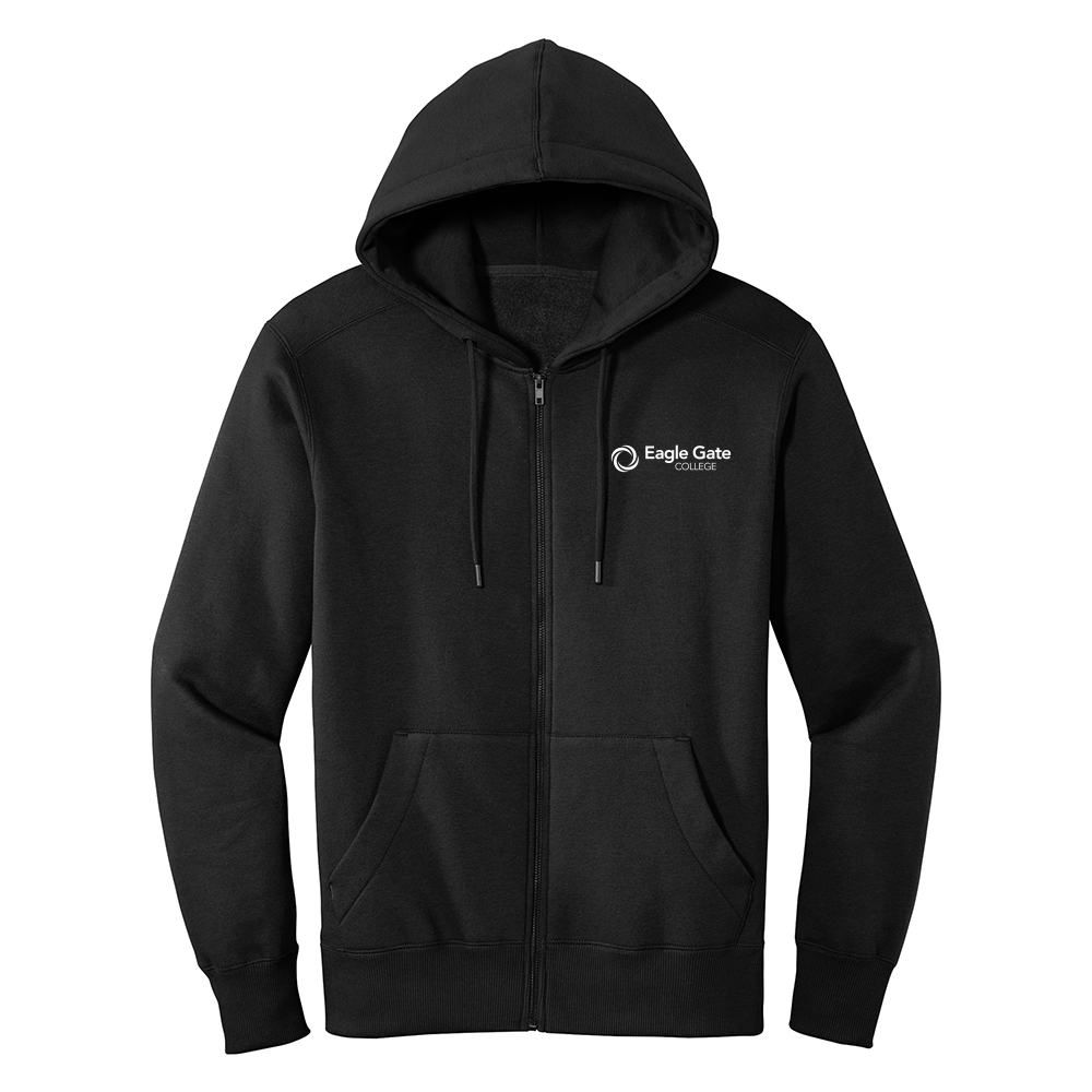 Eagle Gate College District Heavyweight Full-Zip Hoodie - Black