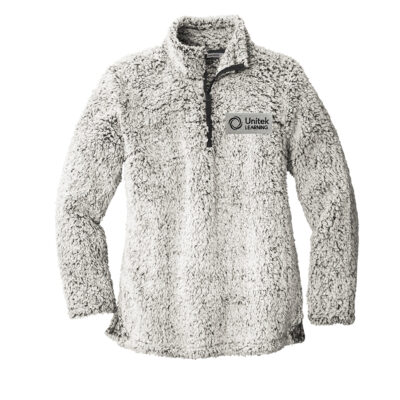 Unitek Learning Women's Cozy Quarter-Zip Fleece - Heather Gray