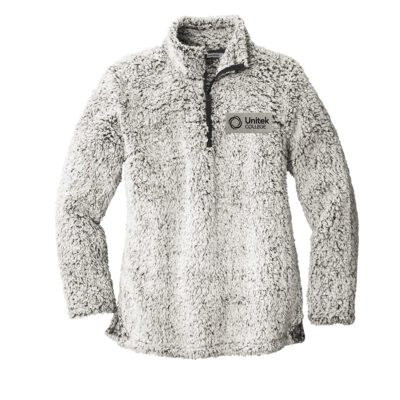 Unitek College Women's Cozy Quarter-Zip Fleece - Heather Gray