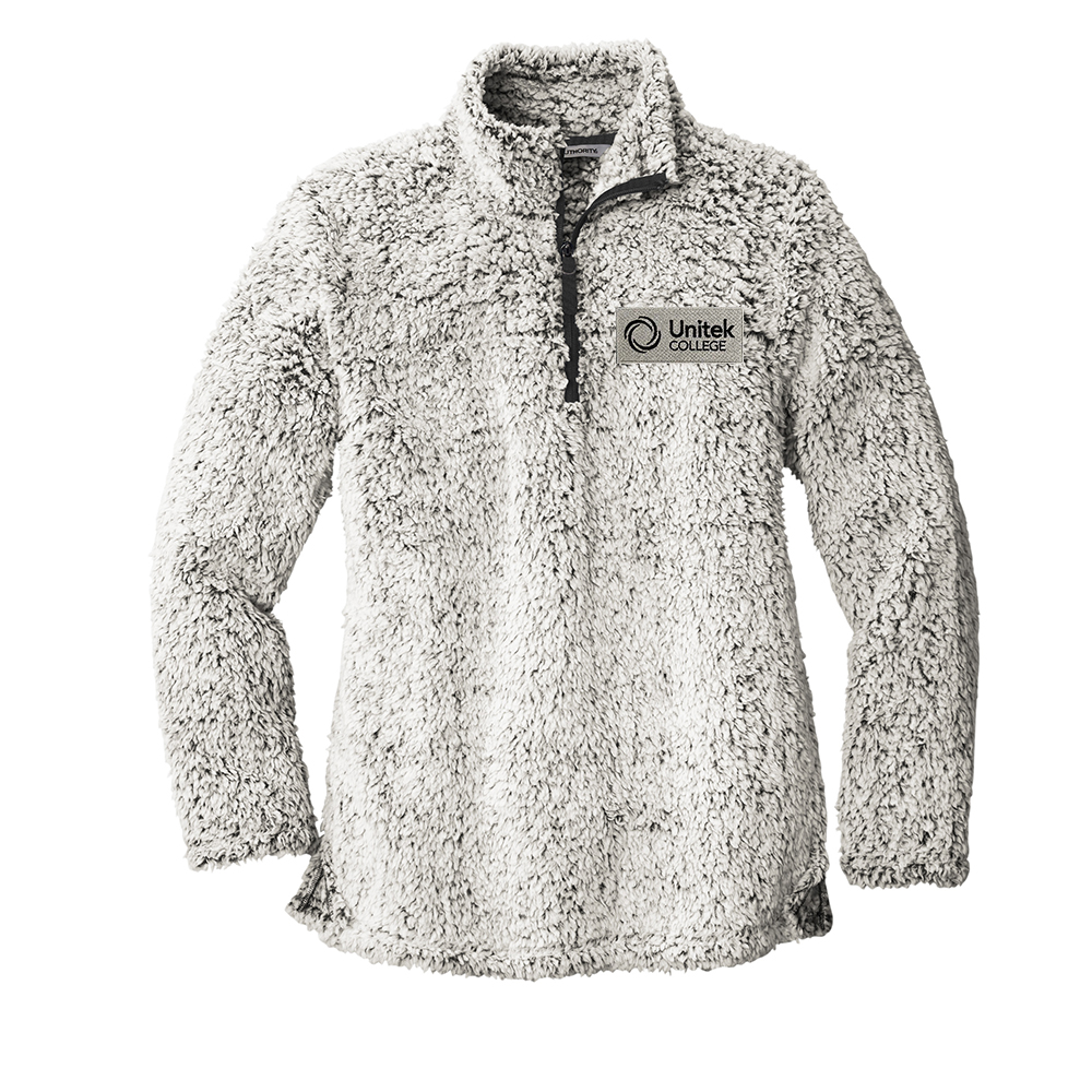 Unitek College Women's Cozy Quarter-Zip Fleece - Heather Gray