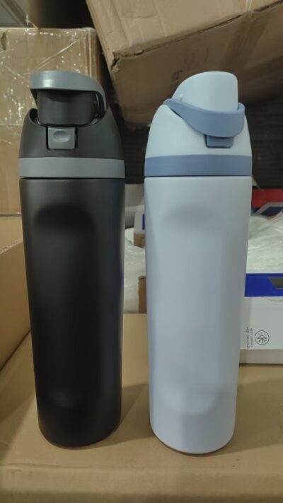 Unitek College 24oz Stainless Steel Double Wall Insulated Water Bottle - Black