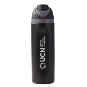 UCN 24oz Stainless Steel Double Wall Insulated Water Bottle - Black